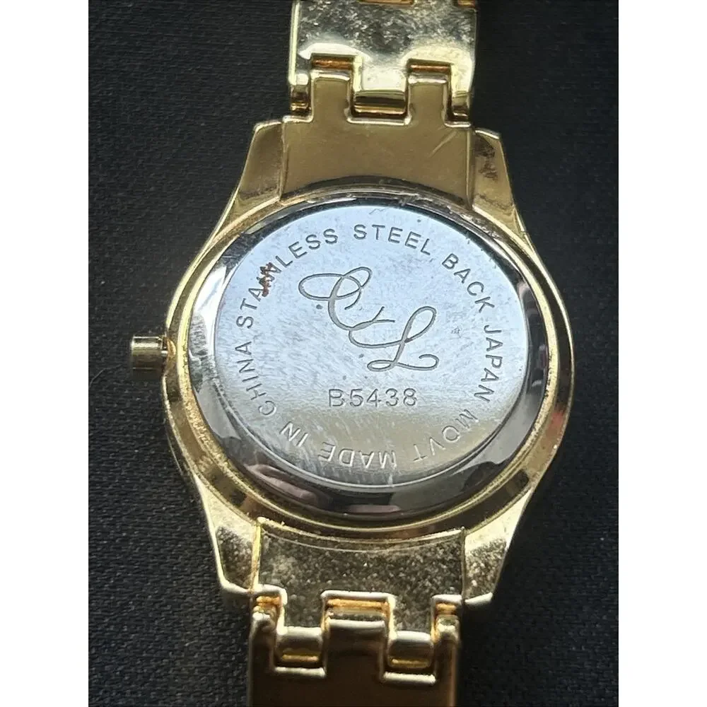 Colleen Lopez Green Dial Gold Tone Women’s Quartz Watch